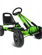 Ricokids Kart cu pedale si roti gonflabile Gokart rk 594 verde