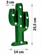 Ricokids Lampa de veghe in forma de cactus 740901 Verde