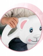 Ricokids Leagan de gradina convertibil 3in1 pentru copii Ursulet RozAlb utilizare interiorexterior cu bara de protectie si spatar detasabilefranghii cu dimensiune reglabilasezut ergonomicsarcina maxima 30 kg