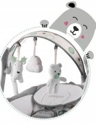 Ricokids Leagan electric cu muzica 7321 Gri