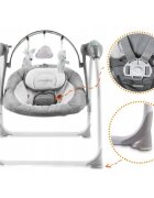Ricokids Leagan electric cu muzica 7321 Gri