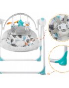 Ricokids Leagan electric cu muzica 7326 Turcoaz