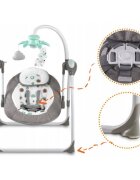 Ricokids Leagan electric cu muzica Premium 7322 Gri