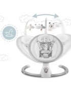 Ricokids Leagan electric cu vibratii muzica si jucarii Gri