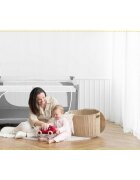Ricokids Patut pliabil 125 x 65 x 78 cm gri