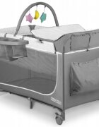 Ricokids Patut pliabil 125 x 65 x 78 cm gri