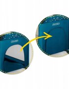 Ricokids Patut pliabil cu un nivel pentru copii pliere compactausa de acces cu fermoarroti cu franehusa transport si saltea pliabila incluse Bleumarin
