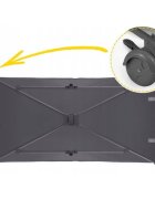 Ricokids Patut pliabil RK-242 antracit cu intrare laterala bara de jucarii organizator si plasa de insecte