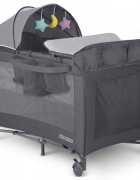 Ricokids Patut pliabil RK-242 antracit cu intrare laterala bara de jucarii organizator si plasa de insecte