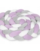 Ricokids Protectie laterala impletita pentru patut cu umplutura antialergica 3metri din plus MovGri