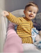 Ricokids Protectie laterala impletita pentru patut cu umplutura antialergica 3metri din plus Roz deschis