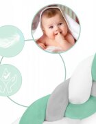 Ricokids Protectie laterala pentru patut impletita 3 m 722102 verde