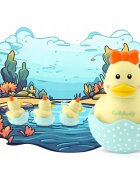 Ricokids Ratusca pentru baie GoodWay cu sunete galben