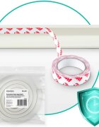 Ricokids Rola protectie multifunctionala din spuma pentru margini si muchii 2m Alb