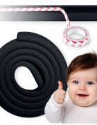 Ricokids Rola protectie multifunctionala din spuma pentru margini si muchii 2m Negru
