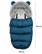 Ricokids Sac de dormit 95 x 48 cm Elmi 720004 Bleumarin cu modele
