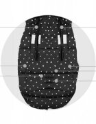Ricokids Sac de dormit 95 x 48 cm Elmi 720007 Negru cu triunghiuri albe