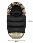 Ricokids Sac de dormit 95 x 48 cm Elmi 720013 Negru cu auriu