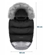 Ricokids Sac de dormit 95 x 48 cm Elmi 720014 Negru cu argintiu