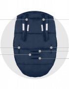 Ricokids Sac de dormit 95 x 48 cm Elmi Bleumarin