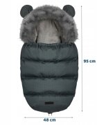 Ricokids Sac de dormit 95 x 48 cm Elmi Grafit