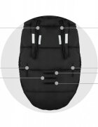 Ricokids Sac de dormit 95 x 48 cm Elmi Negru