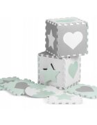 Ricokids Salteluta de joaca 150 x 150 cm 7505 gri - mint