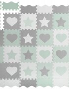 Ricokids Salteluta de joaca 150 x 150 cm 7505 gri - mint