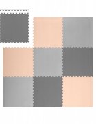 Ricokids Salteluta de joaca 180 x 180 cm 7500 gri cu bej