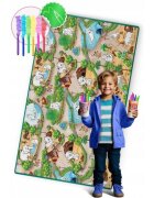Ricokids Salteluta de joaca XXL 200x120 cm Zoo