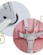 Ricokids Scaun de masa cu roti Tugo roz