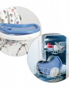 Ricokids Scaun de masa Eldo Alb Albastru
