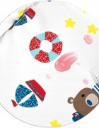 Ricokids Scaun de masa Eldo Alb Albastru