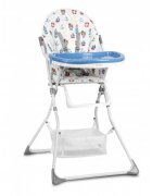 Ricokids Scaun de masa Eldo Alb Albastru