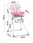 Ricokids Scaun de masa Fando Briose