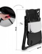 Ricokids Scaun de masa Nuco negru cu gri