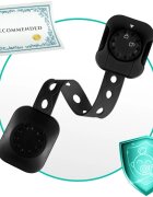 Ricokids Set 6 sigurante mobilier pentru copii Negru multifunctionale utilizare multipla instalare cu adeziv 3M 21.8x7.3 cm