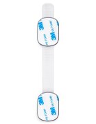 Ricokids Set 6 sigurante pentru copii Gri multifunctionale utilizare multipla instalare cu adeziv 3M 19x3.4 cm