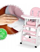 Ricokids Tava pentru scaunul de masa Sinco roz