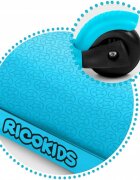 Ricokids Trotineta 3 in 1 pentru copii Buggy Albastru cu scaunel reglabilinaltime ghidon reglabilaroti cu lumini LEDplatforma antiderapantacadru din aluminiumanere ergonomice si cosulet pentru accesorii