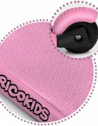 Ricokids Trotineta 4 in 1 pentru copii Todi Roz scaunel reglabil cu spatarmaner parental detasabil inaltime ghidon reglabila roti cu lumini LED platforma antiderapanta cadru din aluminiu manere ergonomice