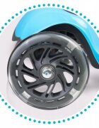 Ricokids Trotineta cu roti cu led Loco albastru pliabila ghidon reglabil greutate suportata 25 kg varsta 3 ani+