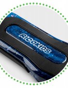 Ricokids Trotineta cu roti LED Piko negru albastru ghidon reglabil din aluminiu greutate suportata 35 kg varsta 3 ani+