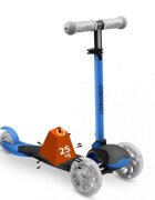 Ricokids Trotineta Loco albastru-negru pliabila ghidon reglabil roti cu Led platforma antiderapanta greutate admisa 25 kg