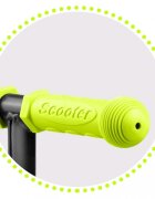 Ricokids Trotineta Loco albastru-verde pliabila ghidon reglabil roti cu Led platforma antiderapanta greutate admisa 25 kg