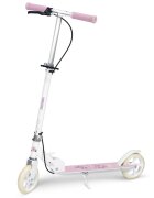 Ricokids Trotineta pentru copii Kodi Ballerina pliabila inaltime ghidon reglabila platforma antiderapanta roti din PU rezistente rulmenti ABEC-7 2 frane de mana si picior manere ergonomice pliabile si cric