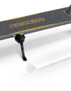 Ricokids Trotineta pentru copii Kodi GriGalben pliabila inaltime ghidon reglabila platforma antiderapanta roti din PU rezistente rulmenti ABEC-7 2 frane de mana si picior manere ergonomice pliabile si cric
