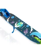 Ricokids Trotineta pentru copii Kodi Kosmos pliabila inaltime ghidon reglabila platforma antiderapanta roti din PU rezistente rulmenti ABEC-7 2 frane de mana si picior manere ergonomice pliabile si cric