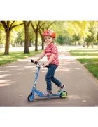 Ricokids Trotineta pentru copii Kodi Kosmos pliabila inaltime ghidon reglabila platforma antiderapanta roti din PU rezistente rulmenti ABEC-7 2 frane de mana si picior manere ergonomice pliabile si cric