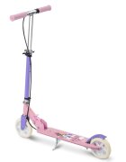 Ricokids Trotineta pentru copii Kodi Princess pliabila inaltime ghidon reglabila platforma antiderapanta roti din PU rezistente rulmenti ABEC-7 2 frane de mana si picior manere ergonomice pliabile si cric